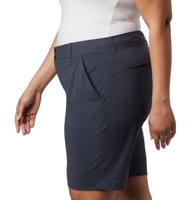 Women's Columbia Saturday Trail Long Shorts Navy | Plus Size CA-B130A